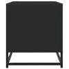 vidaXL TV Cabinet Black Engineered wood, metal Large TV Cabinet