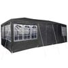vidaXL Party Tent Anthracite and White 800 x 400 x 266 cm