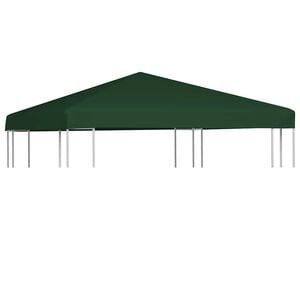 vidaXL Gazebo Top Cover Green Polyester with PVC coating 10x10ft