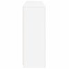 vidaXL Sideboard Set of 3 White Engineered wood, Glass Sideboard