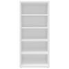 vidaXL Shoe Cabinet Set of 2 White Engineered Wood Medium Shoe Cabinet