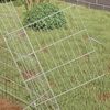 vidaXL Rabbit Cage Silver 215 x 100 x 85 cm Galvanised Steel