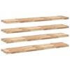 vidaXL Floating Shelves 4 pcs 47.2x11.8x1.6" Untreated Solid Wood Acacia