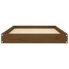 vidaXL Dog Bed Honey Brown Solid Pine Wood 36.0 x 25.2 x 3.5 in Simple