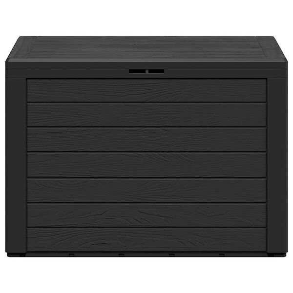 vidaXL Storage Box Anthracite Polypropylene 30.7x17.3x21.7 in