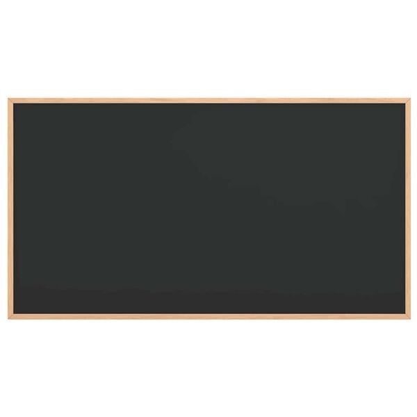 vidaXL Chalkboard with Solid Pine Wood Frame Black 39.4x21.7"