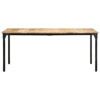 vidaXL Dining Table 70.9"x35.4"x29.9" Rough Mango Wood