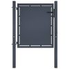 vidaXL Garden Gate Steel 39.4x39.4" Anthracite