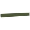vidaXL Lawn Edgings 50 pcs Olive Green 3.9x40.6" Cold-rolled Steel