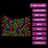 vidaXL LED Net Light Colorful PVC 9.8'x 6.6' Colorful LED Net Light