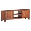 vidaXL TV Stand Honey Brown 47.2"x11.8"x16.1" Solid Wood Acacia