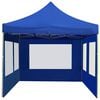vidaXL Party Tent Blue Aluminum alloy, Oxford fabric with PVC coating