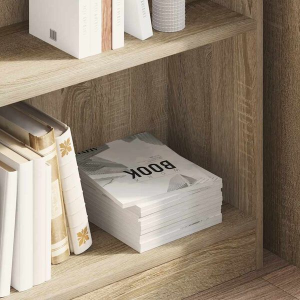 vidaXL Bookshelf Sonoma oak Engineered wood Compact Bookshelf