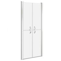 vidaXL Shower Door Frosted ESG 28"x74.8"