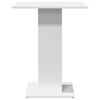 vidaXL Bistro Table White Engineered wood Small Bistro Table Square