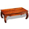 vidaXL Coffee Table 15.7" Solid Acacia Wood