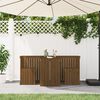vidaXL Balcony Set Honey brown Solid pinewood Compact Durable