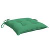 vidaXL Chair Cushions 6 pcs Green 15.7"x15.7"x2.8" Oxford Fabric