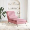 vidaXL Massage Chaise Lounge Pink