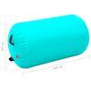 vidaXL Inflatable Gymnastic Roll with Pump 39.4x23.6" PVC Green