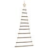 vidaXL&nbsp;Hanging Christmas Tree with Top Star 29.1x59.1" Natural Branch