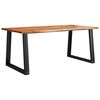 vidaXL Dining Set Natural wood Solid Acacia wood Large Durable