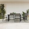 vidaXL Garden Dining Set Black, Grey, Anthracite
