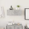 vidaXL Bathroom Wall Cabinet Concrete grey Engineered wood Medium