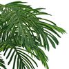 vidaXL Artificial Cycas Palm Green Plastic, Wood 51.2-55.1 in