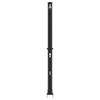 vidaXL Outdoor Solar Shower Black 217 cm PVC and aluminum