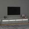 vidaXL TV Cabinet Concrete Grey Engineered Wood Large TV Cabinet