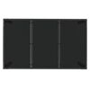 vidaXL Garden Dining Set Black and Grey