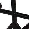 vidaXL Bar Table Dark Brown Solid reclaimed wood and powder-coated steel