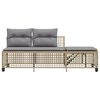 vidaXL Garden Sofa Set Mix Beige