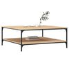 vidaXL Coffee Table Sonoma Oak Engineered wood, Iron Large Coffee Table