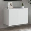 vidaXL TV Cabinet White Engineered wood Standard TV Cabinet