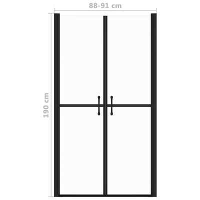 vidaXL Shower Door Clear ESG (34.6"-35.8")x74.8"