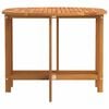 vidaXL Garden Table Folding Brown 110 x 60 x 72 cm Solid Acacia wood