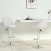 vidaXL Bar Stool Set of 2 White