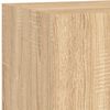 vidaXL TV Wall Cabinet Sonoma Oak Engineered wood 31.5 x 13.8 x 12.2 in