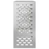 vidaXL Air Conditioner Cover Silver 110 x 50 x 105 cm Stainless steel