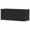 vidaXL Storage Box Black 35.4"x13.8"x13.8" Engineered Wood