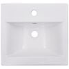 vidaXL Built-in Basin 16.5"x15.4"x7.1" Ceramic White