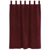 vidaXL Blackout Curtains 2 pcs Wine red 55.12 x 55.12 in Velvet