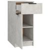 vidaXL Desk Cabinet Concrete grey Engineered wood Compact Desk Cabinet