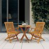 vidaXL Garden Dining Set Natural Teak