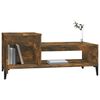 vidaXL Coffee Table Smoked oak Engineered wood Medium Coffee Table