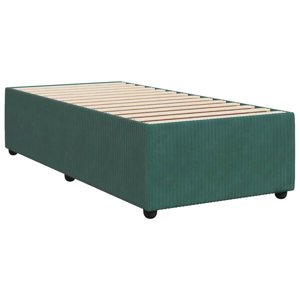 vidaXL Bed Frame Dark Green