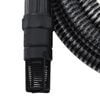 vidaXL Suction Hose Black PVC 32.8ft Durable Suction Hose