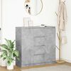 vidaXL Sideboard Concrete grey Engineered wood Medium Sideboard